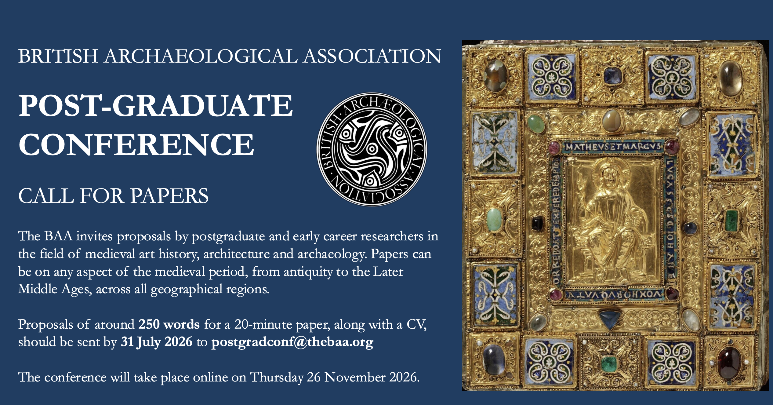 2026 BAA postgraduate conference call for papers